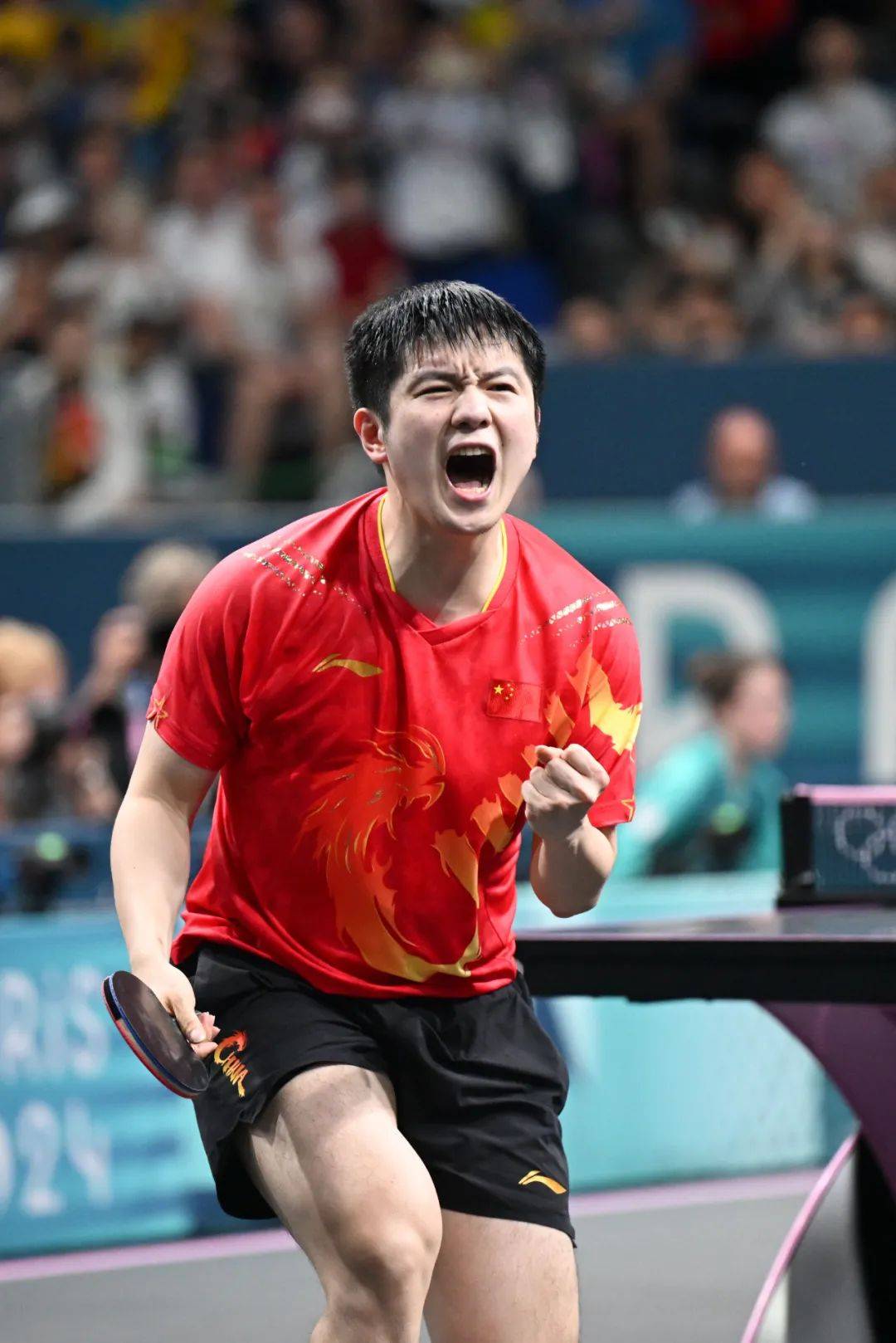 法国乒乓球队横扫中国乒乓球队，王皓高光表现