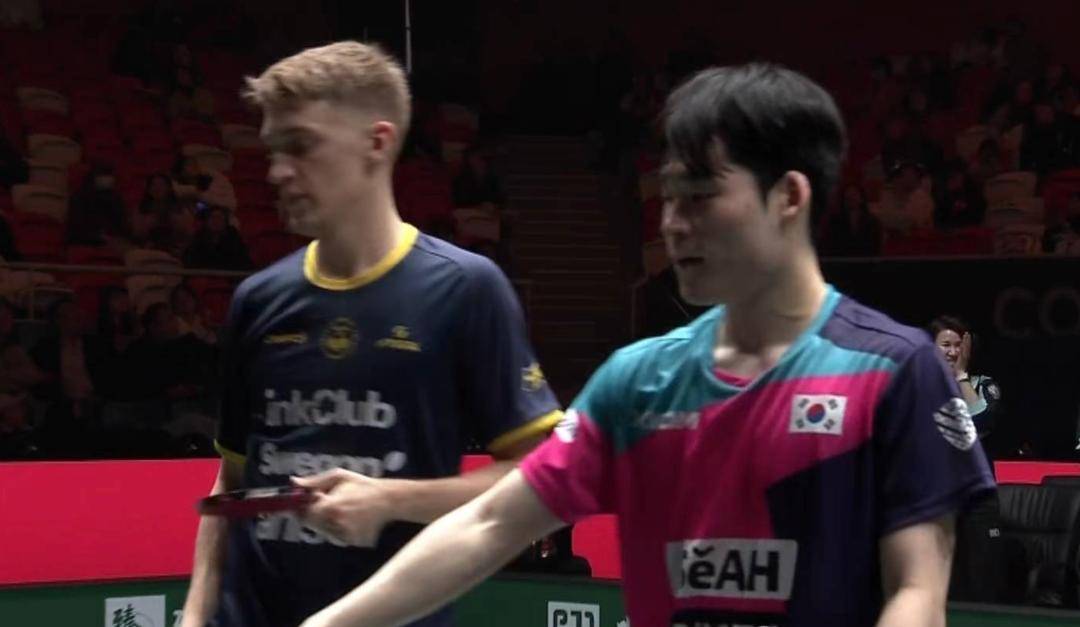 瑞典队横扫韩国队，许昕统治全场