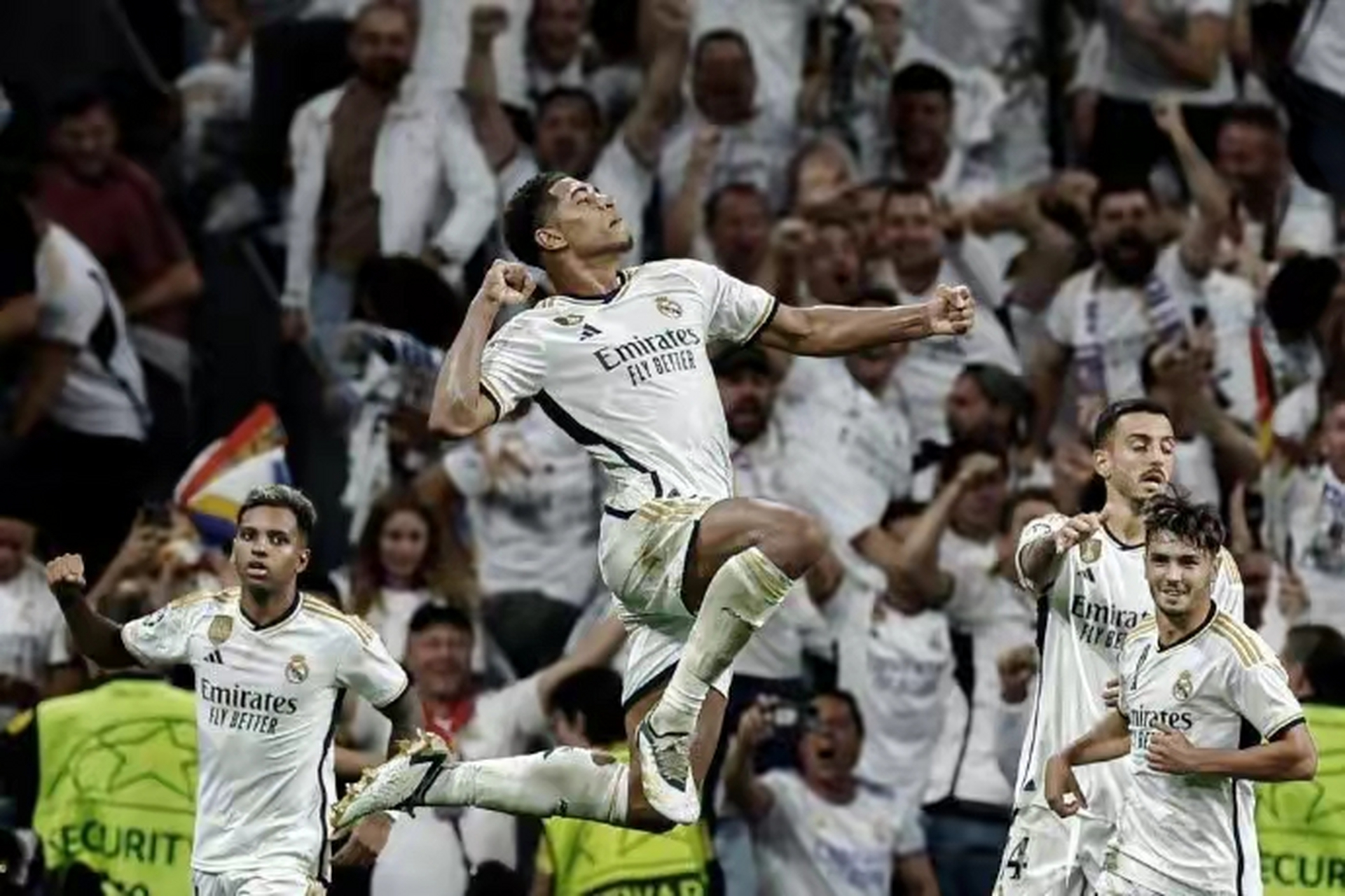 皇家马德里在比赛中获得悬殊胜利，士气高涨